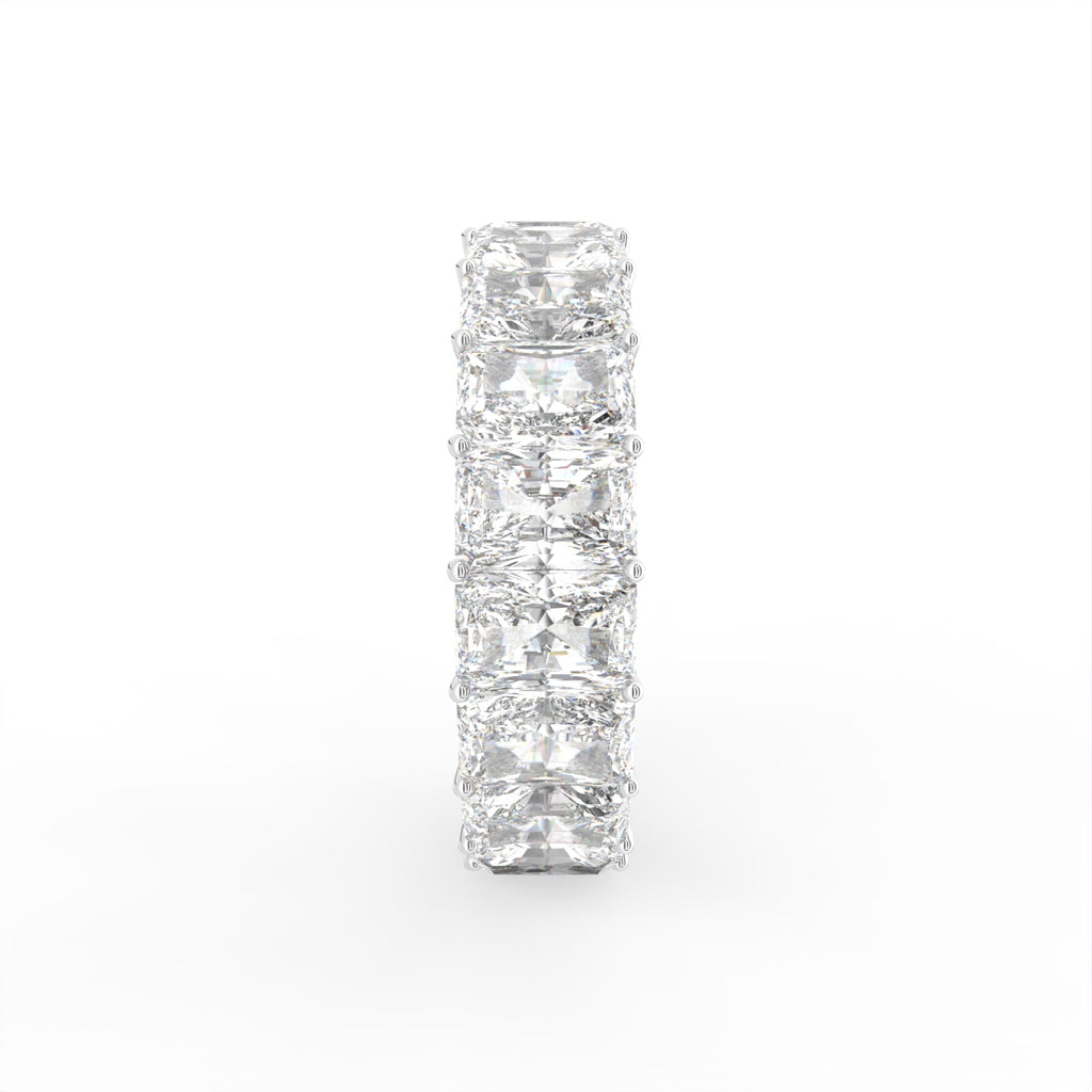 vimg:FJ3862|vimg:FJ3864|vimg:FJ4638|vimg:FJ6751|vimg:FJ4643|vimg:FJ4645|14K Eternity Radiant Diamond Ring — SIDE