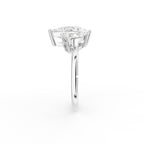18K Pear Diamond Engagement Ring — SIDE