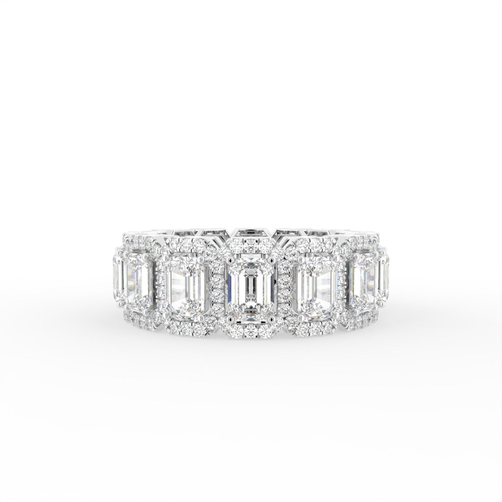 18K Eternity Diamond Ring — TOP