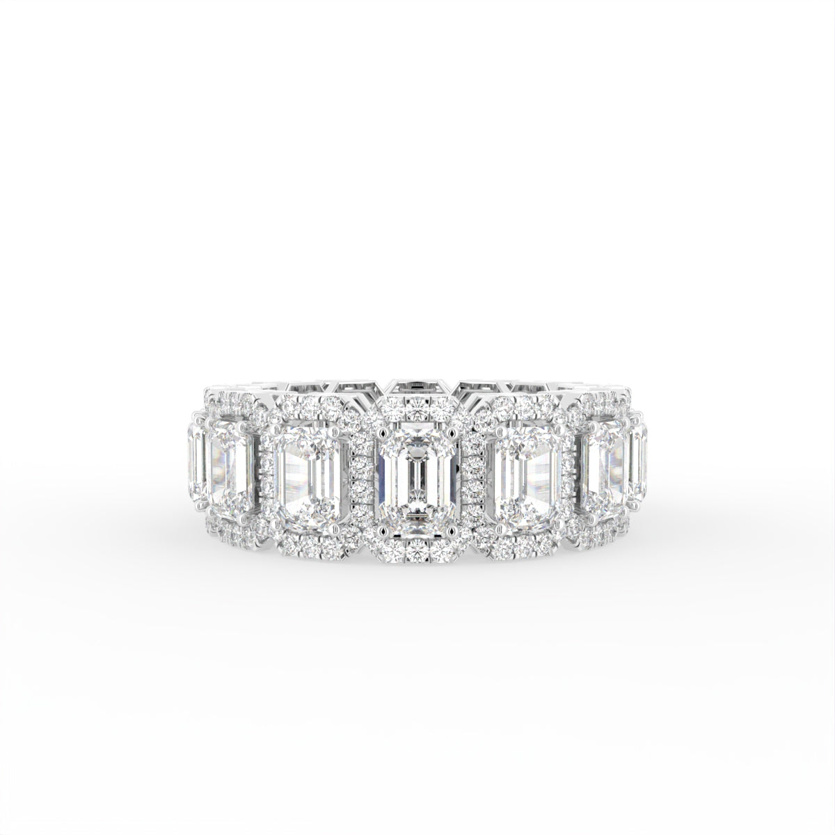 18K Eternity Diamond Ring — TOP