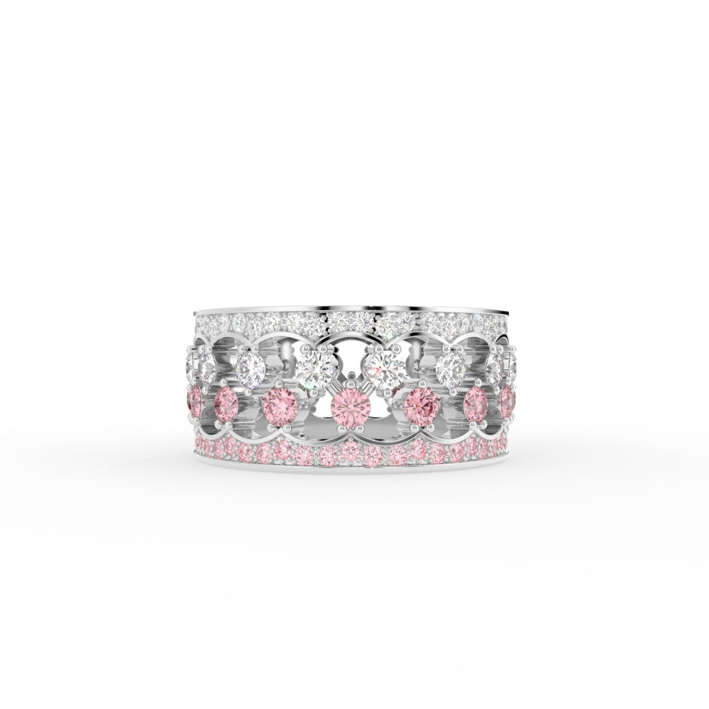 18K Bespoke Diamond Ring — TOP