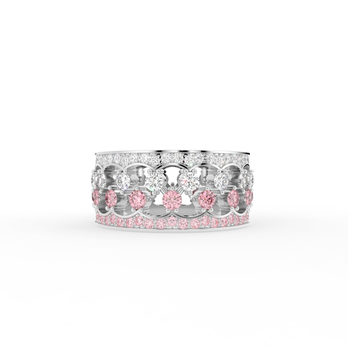 18K Bespoke Diamond Ring — TOP