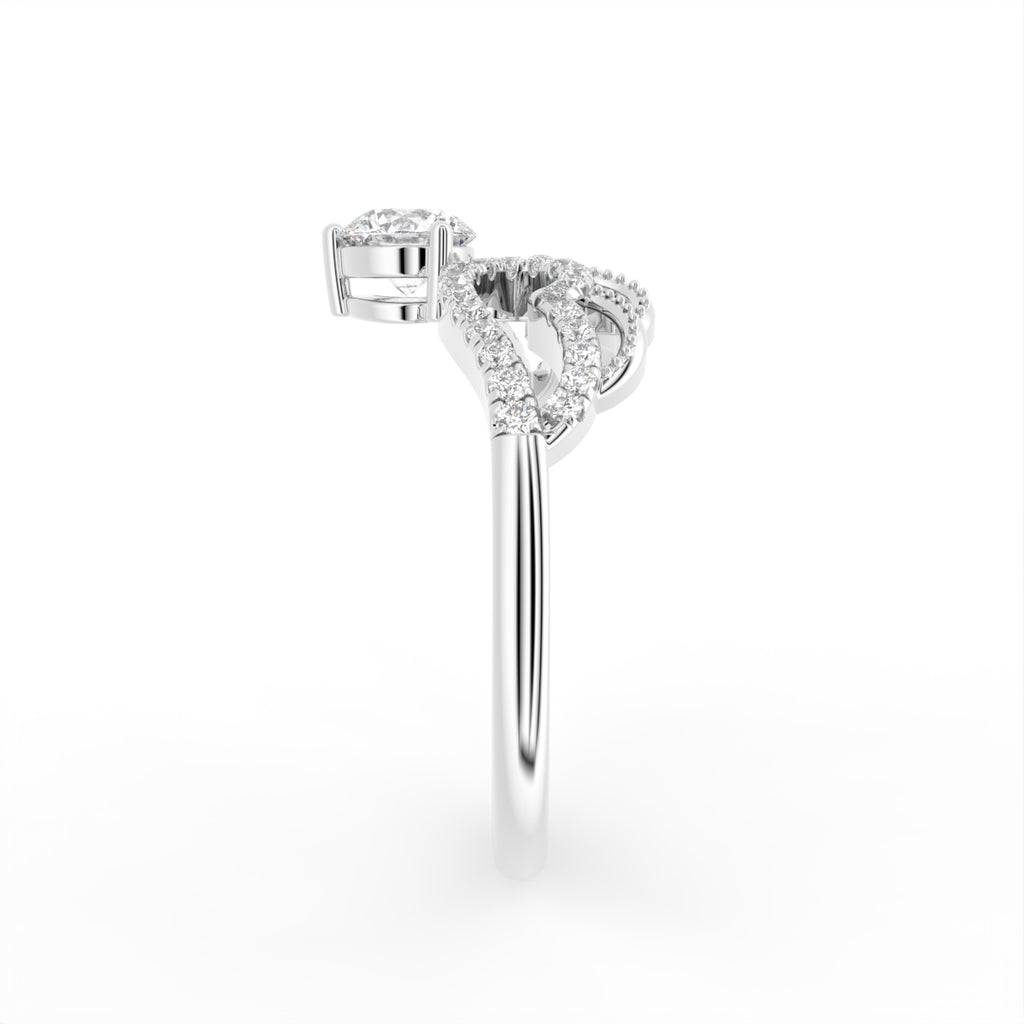 vimg:FJ3069|vimg:FJ3071|18K White Gold Round Diamond Promise Ring — SIDE