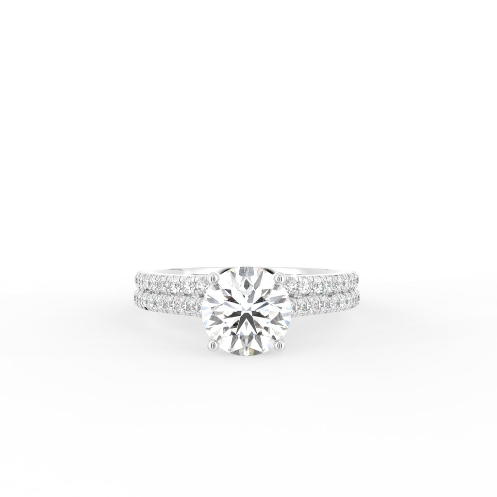 18K Solitaire Diamond Ring — TOP