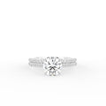 18K Solitaire Diamond Ring — TOP