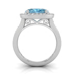 vimg:FJ1328|18K Halo Oval Diamond Solitaire Ring — FRONT