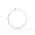 vimg:FJ2828|vimg:FJ2837|18K Solitaire Baguette Diamond Promise Ring — FRONT