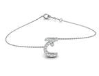 18K Arabic Alphabet Diamond Bracelet — TOP