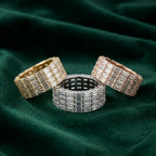18K Baguette Diamond Ring — AI 3 Color Image