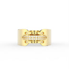 Sterling Silver Diamond Ring — TOP