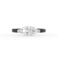 18K Marquise Solitaire Diamond Ring — TOP