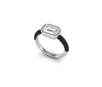 vimg:FJ4896|vimg:FJ4897|vimg:FJ5913|14K Crisscut Emerald Diamond Solitaire Ring — 3D VIEW