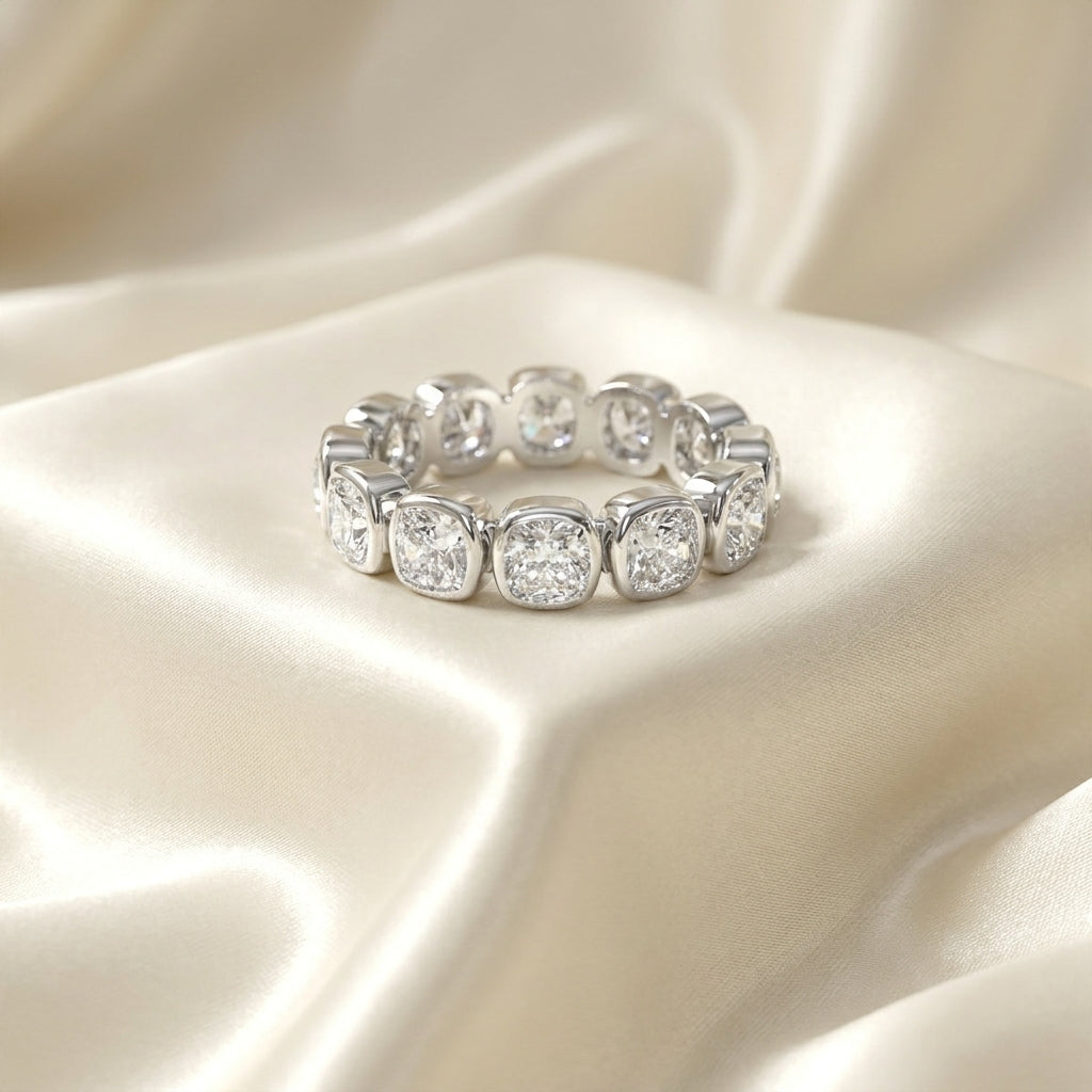 Sterling Silver Diamond Ring