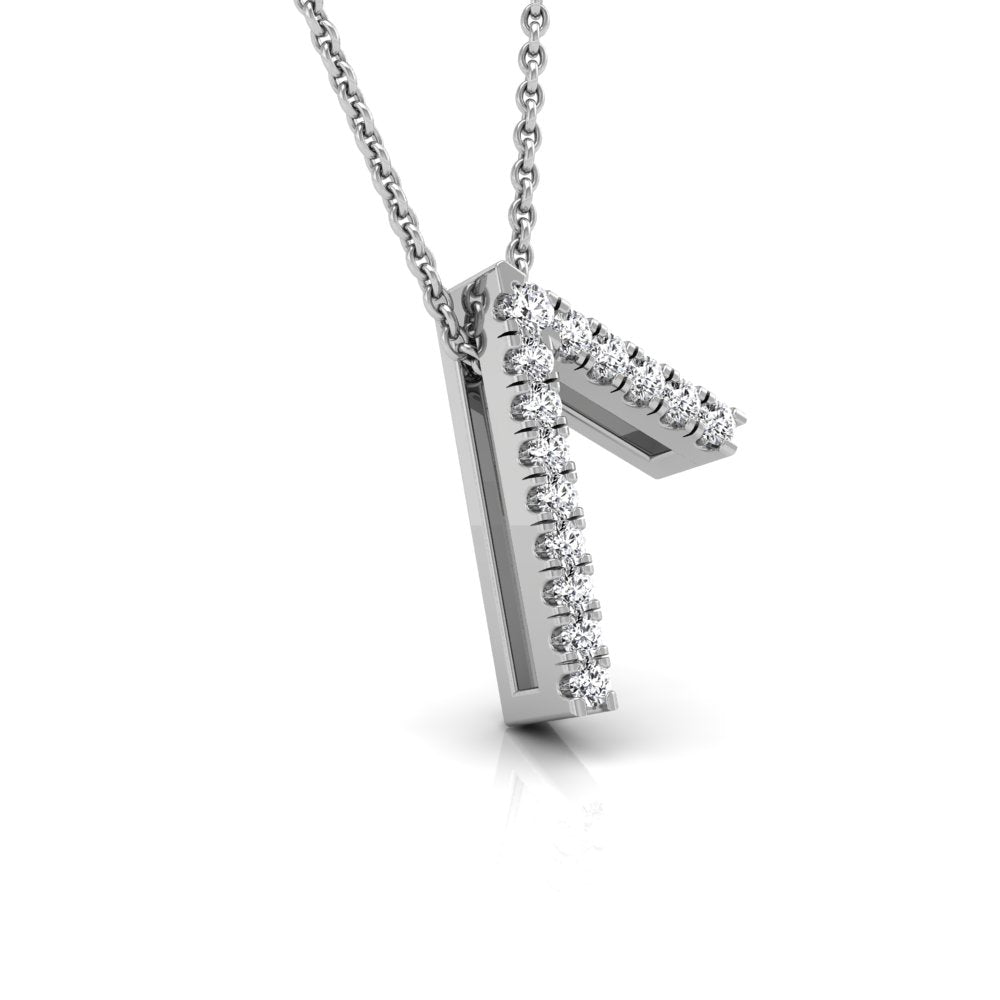 vimg:FJ0809|vimg:FJ3148|18K White Gold Hagalaz Viking Round Diamond Pendant — RIGHT