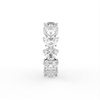 vimg:FJ4883|vimg:FJ4884|vimg:FJ4885|vimg:FJ4886|14K White Gold Full Eternity Heart Diamond Ring — SIDE