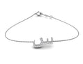 18K Arabic Alphabet Diamond Bracelet — TOP