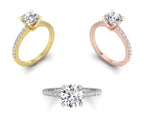 vimg:FJ6316|vimg:FJ6326|vimg:FJ6329|vimg:FJ5291|vimg:FJ3409|vimg:FJ3425|vimg:FJ6328|18K Round Diamond Engagement Ring — 3 COLOR