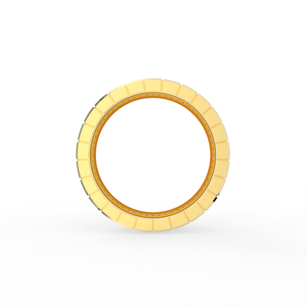 Sterling Silver Diamond Ring — FRONT/BACK