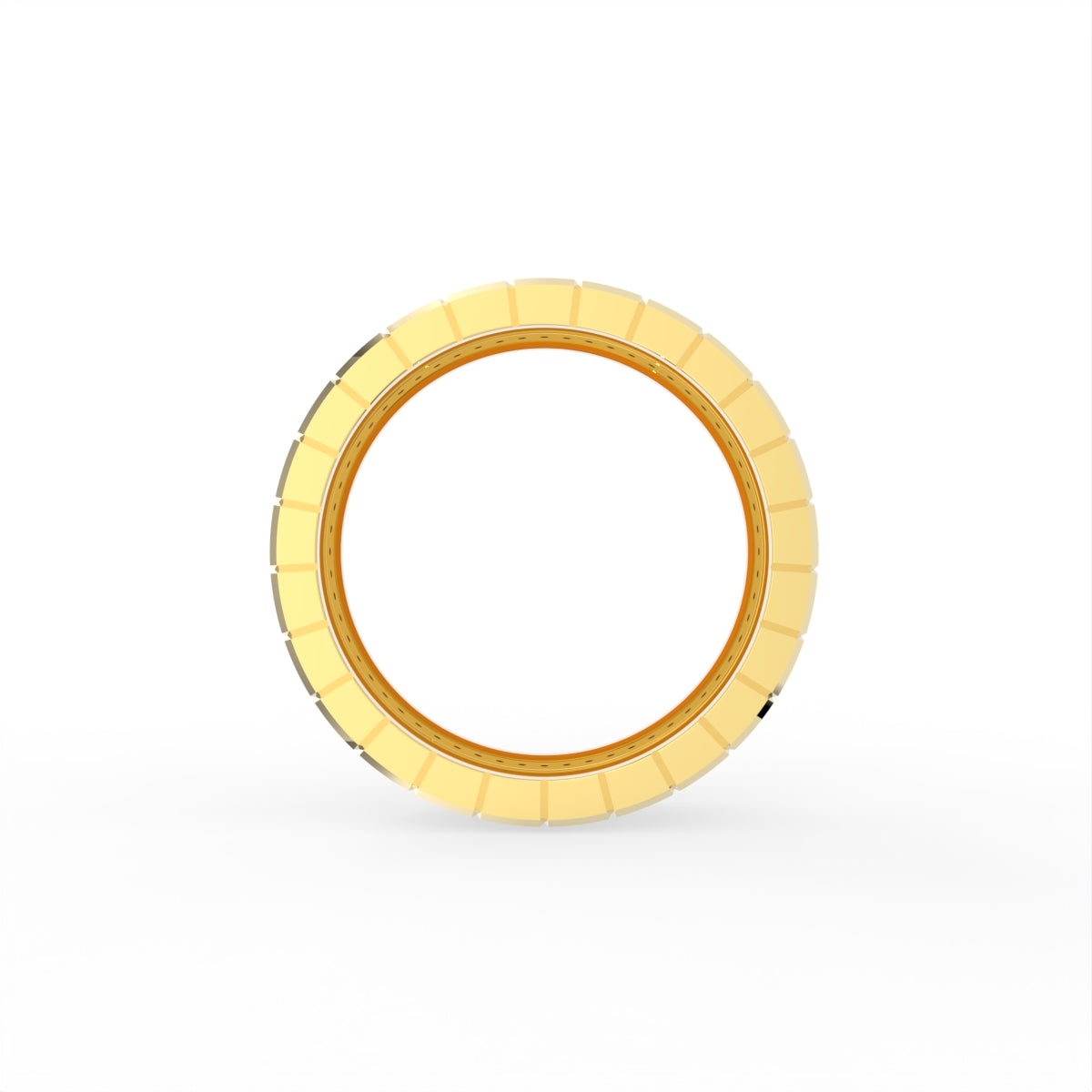Sterling Silver Diamond Ring — FRONT/BACK