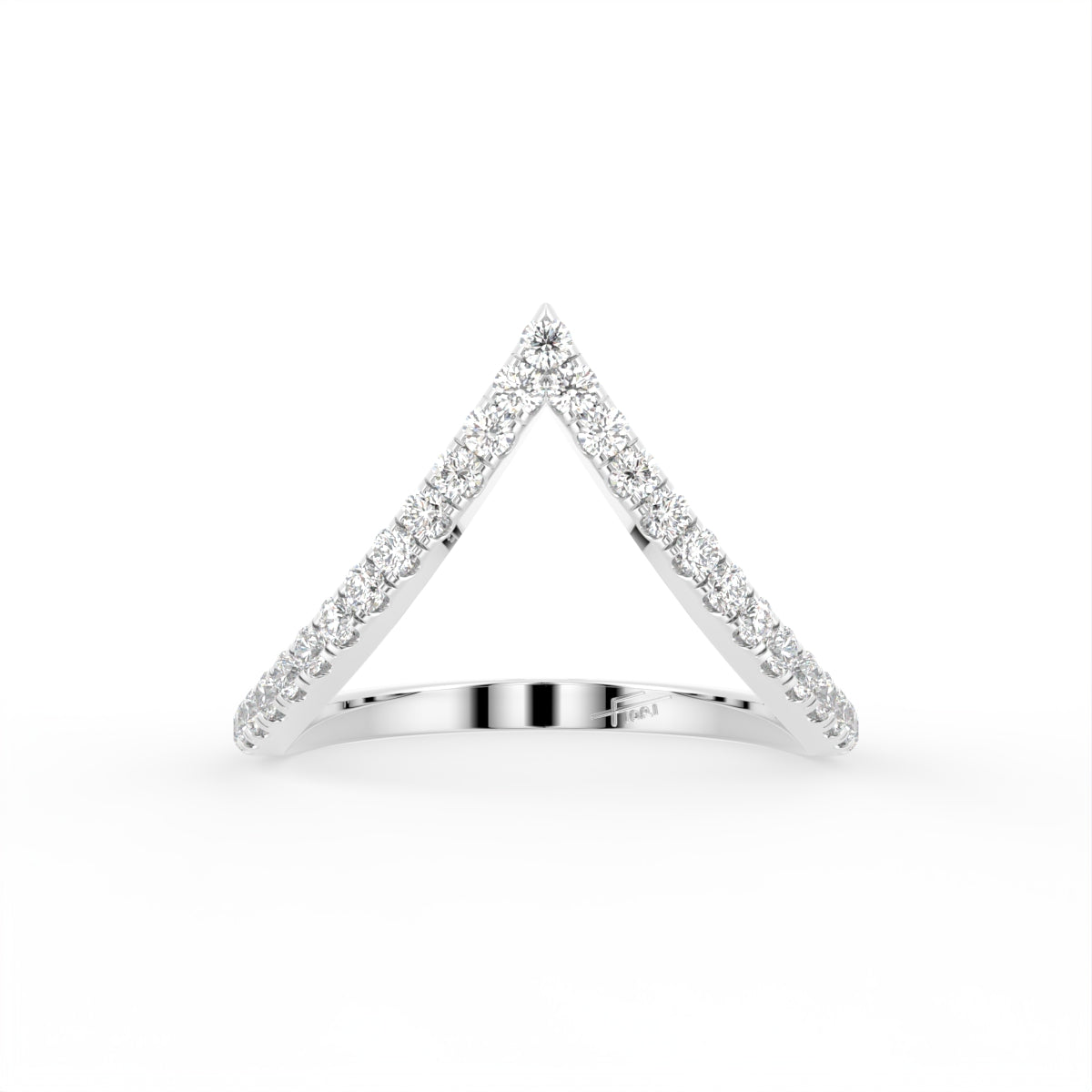18K Bespoke Diamond Ring — TOP