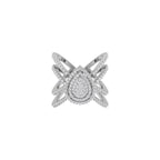 18K Bespoke Multi-Band Diamond Ring — TOP