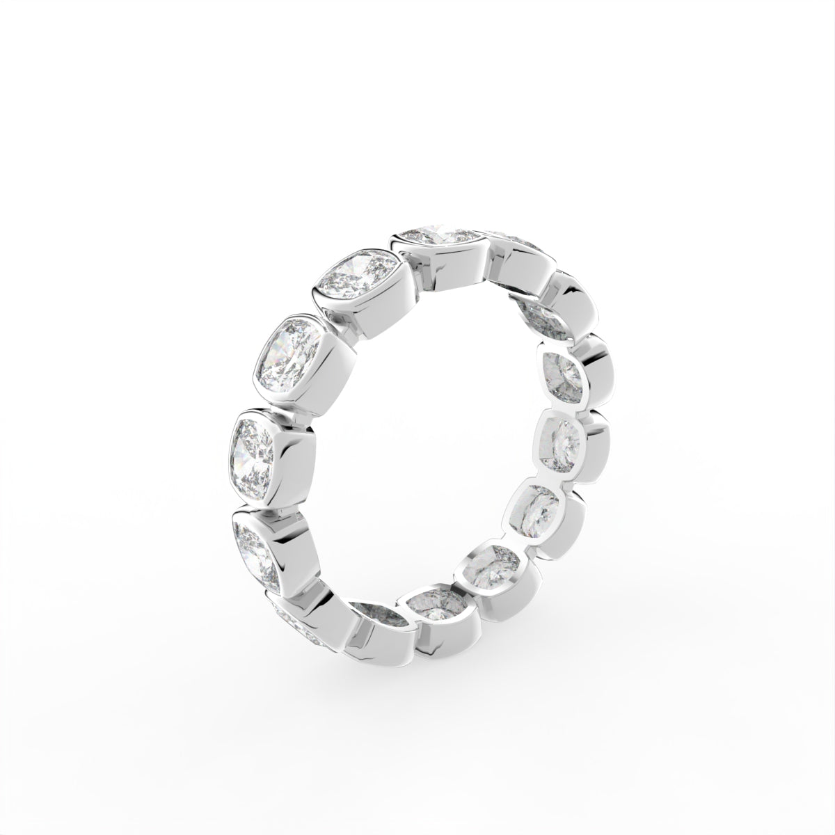 Sterling Silver Diamond Ring — IMAGE URL
