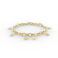 18K Charm Diamond Bracelet — TOP