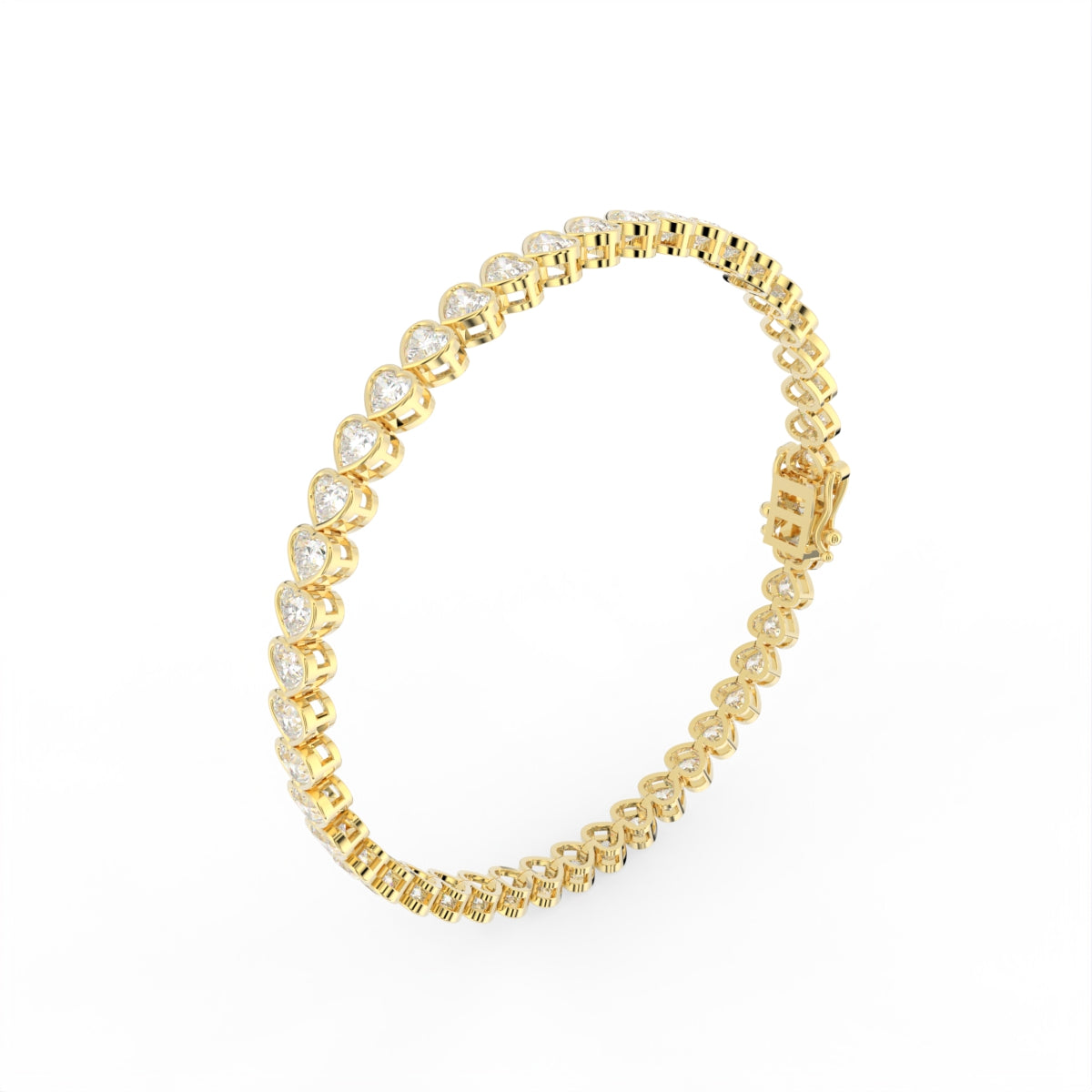 Sterling Silver Diamond Bracelet — IMAGE URL