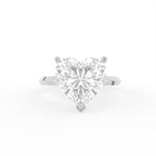18K Solitaire Diamond Ring — TOP