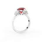 18K Trilogy Pear Diamond Ring — 3D VIEW