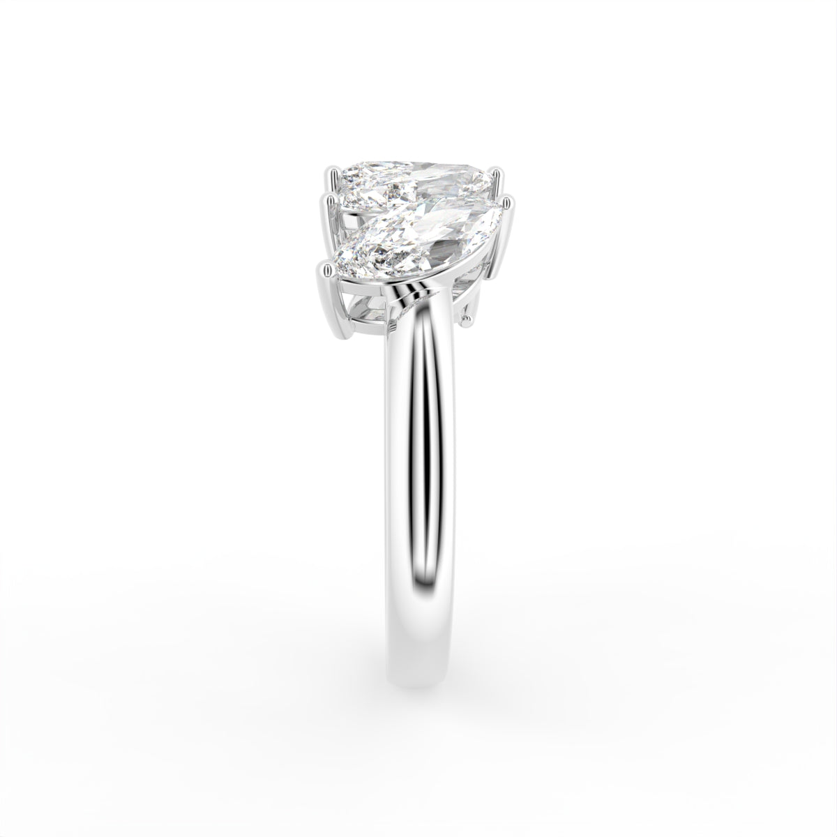 18K Eternity Marquise Diamond Ring — SIDE
