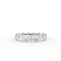 18K Full Eternity Round Diamond Ring — TOP