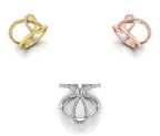 18K Bespoke Pave Diamond Ring — 3 COLOR