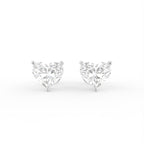 18K Stud Diamond Earrings — TOP