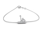 vimg:FJ1314|vimg:FJ2087|18K White Gold Arabic Alphabet Round Diamond Bracelet — TOP
