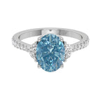 vimg:FJ2256|18K Halo Oval Diamond Ring — TOP