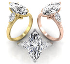 vimg:Z00213|18K White Gold Trilogy Marquise Diamond Ring — 3 COLOR