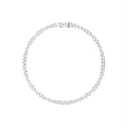 18K Tennis Round Diamond Bracelet — FRONT