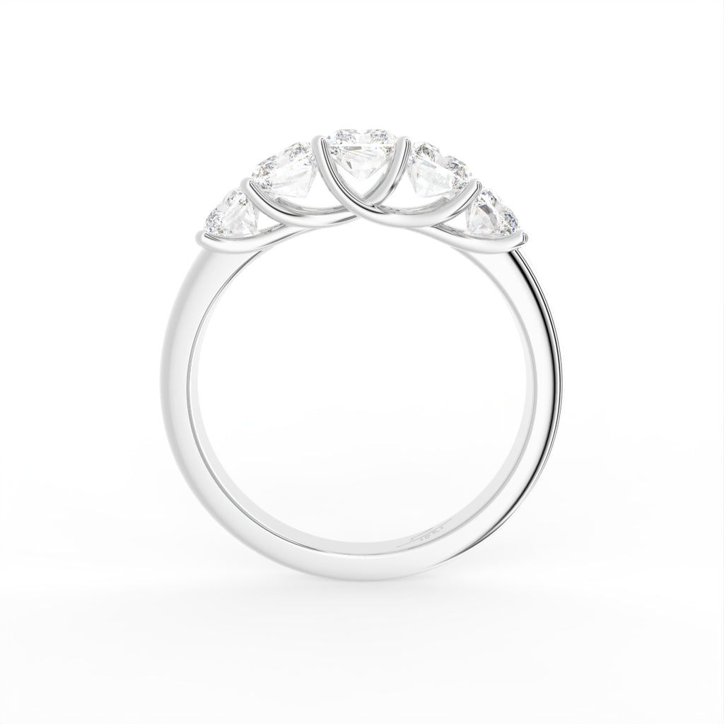 14K Yellow Gold Bespoke Radiant Diamond Ring — FRONT