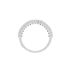 18K Eternity Baguette Diamond Ring — FRONT