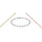 18K Mixed Shape Diamond Bracelet — 3 COLOR