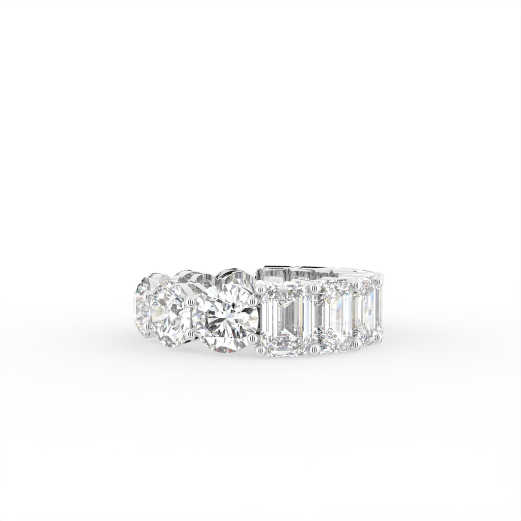 18K Eternity Diamond Ring — TOP