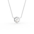 vimg:FJ6933|vimg:FJ6934|18K Yellow Gold Solitaire Round Diamond Pendant — BACK