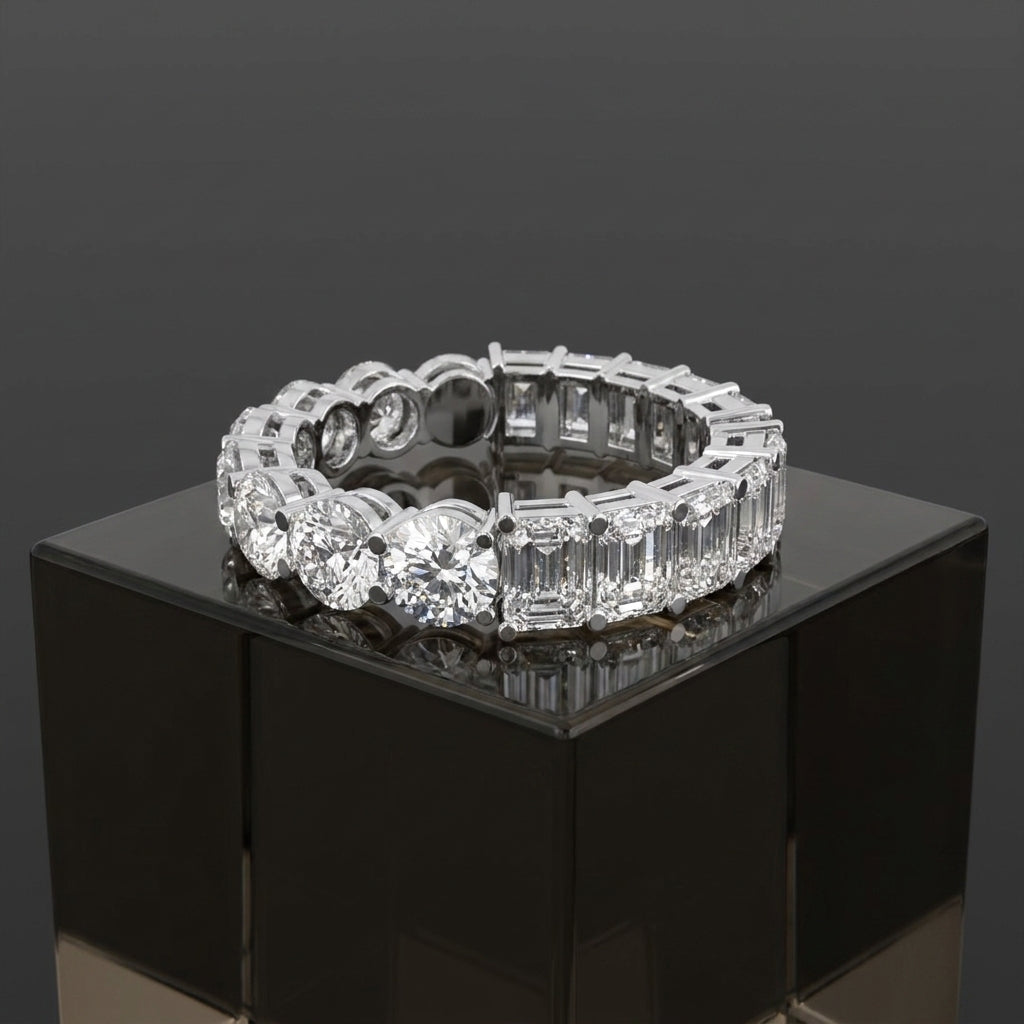 Sterling Silver Diamond Ring