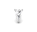 vimg:FJ4907|vimg:FJ4912|14K White Gold Trillion Diamond Stud Earrings — TOP