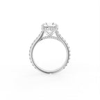 18K Solitaire Diamond Engagement Ring — FRONT