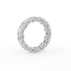 18K Eternity Trillion Diamond Ring — 3D VIEW
