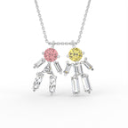 Sterling Silver Diamond Pendant — TOP