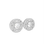 18K Bespoke Diamond Stud Earrings — 3D VIEW
