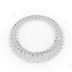 Sterling Silver Diamond Necklace — TOP